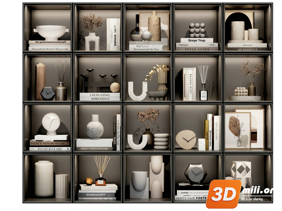 Decorative cabinet Skp Files